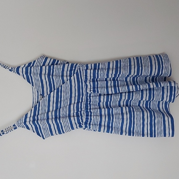 NWT American Eagle 100% Cotton Striped Wrap Romper Size XS - Picture 4 of 10